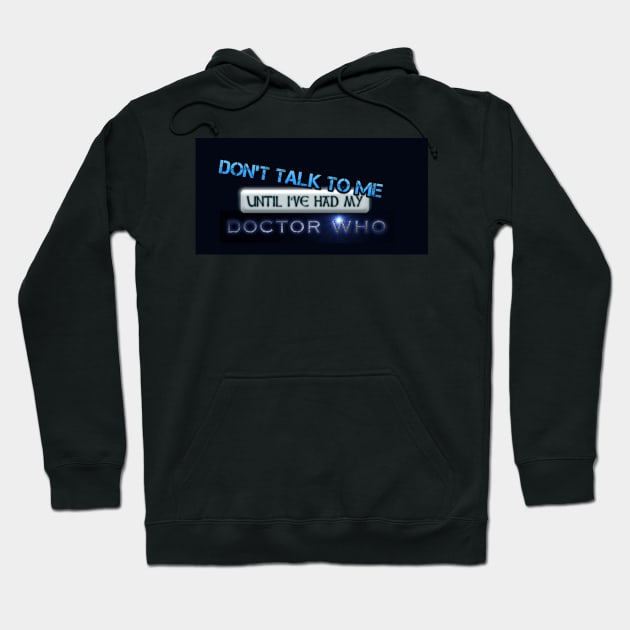 don't talk to me Hoodie by Creative Commons